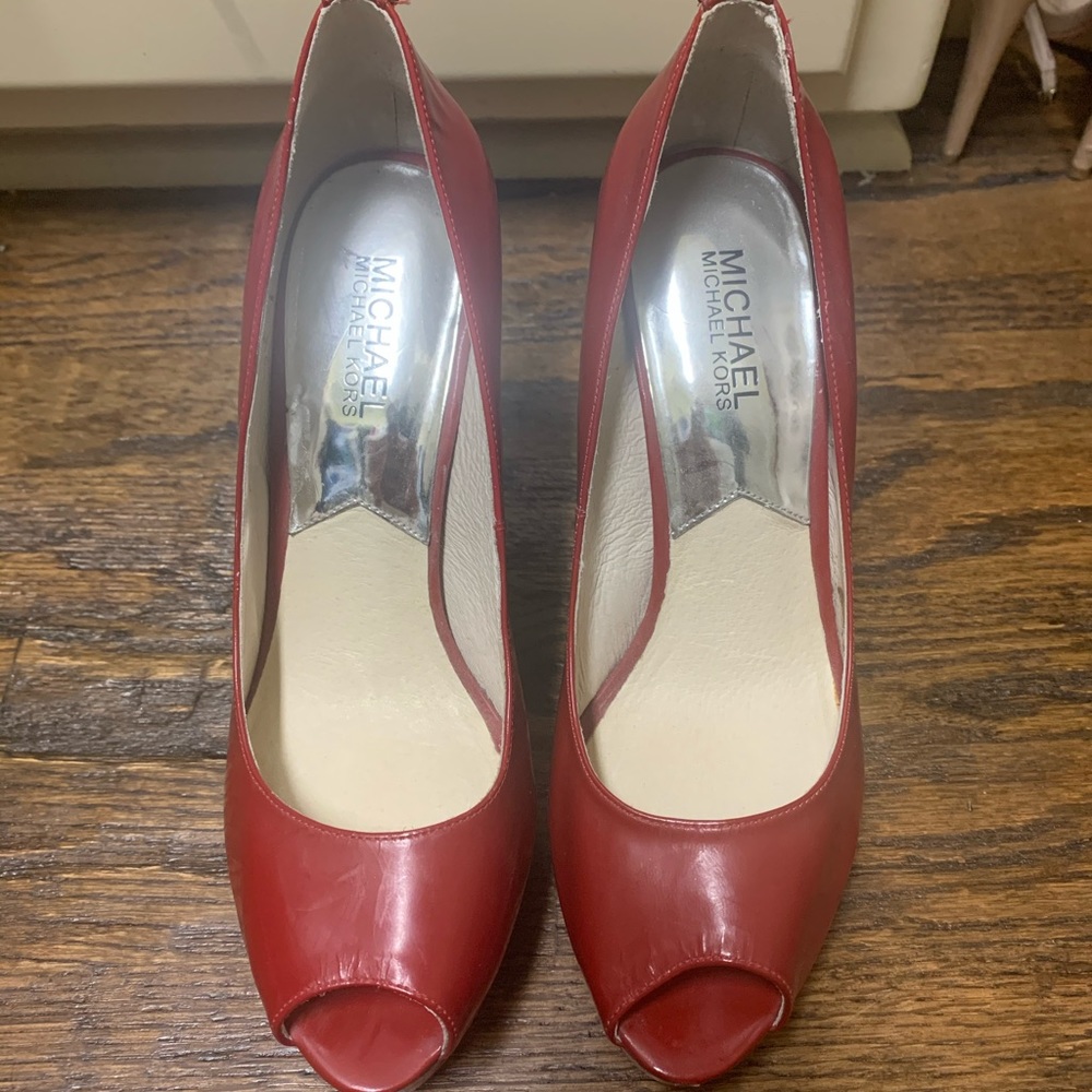 Michael Kors red heels